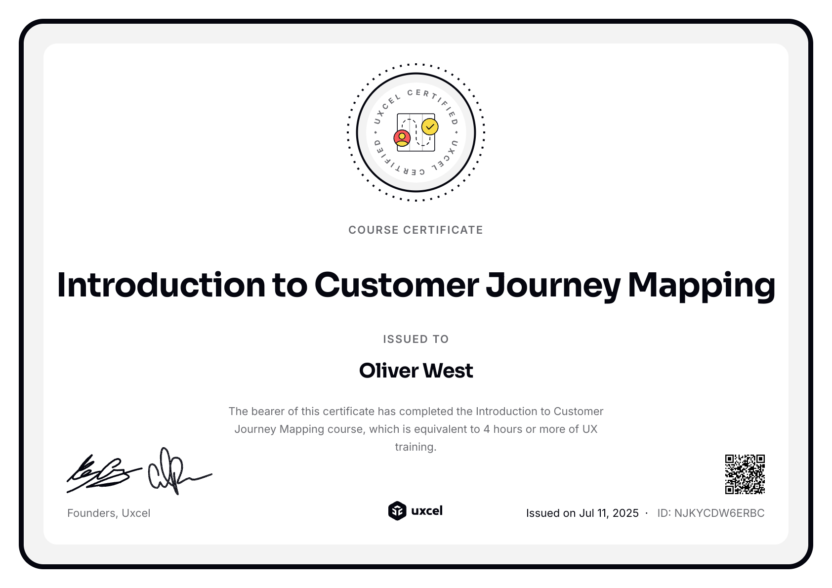 Introduction to Customer Journey Mapping Certificate